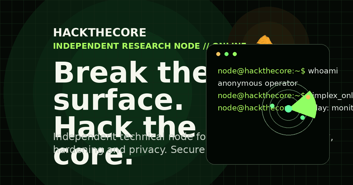 HackTheCore // Offensive Security Platform
